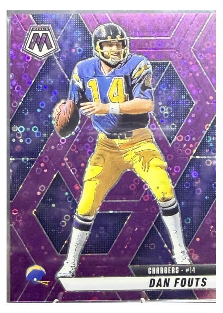 2025 Panini Mosaic Base Set Dan Fouts #93 card