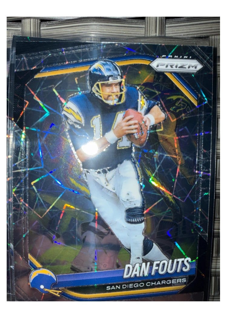 2025 Panini Prizm Base Set Dan Fouts Lazer #89 card