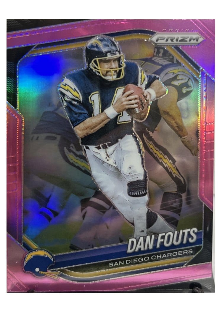 2025 Panini Prizm Base Set Dan Fouts Pink #89 card