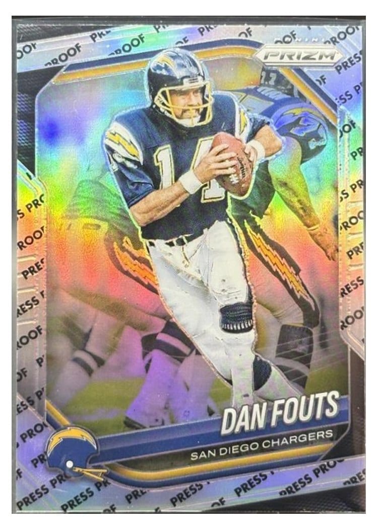 2025 Panini Prizm Base Set Dan Fouts #89 card