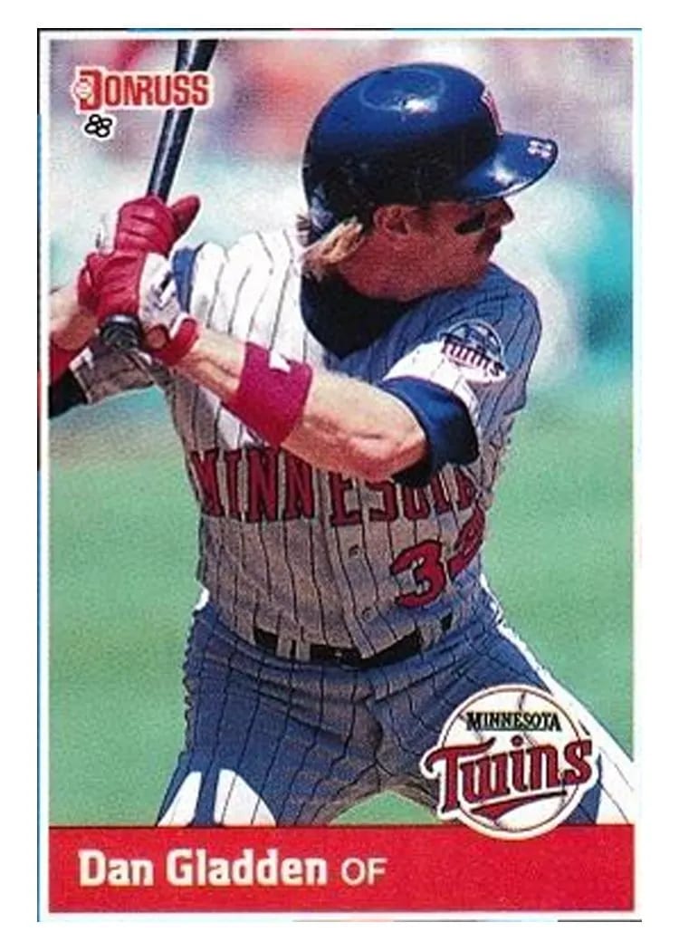 1988 Donruss Dan Gladden #491 card