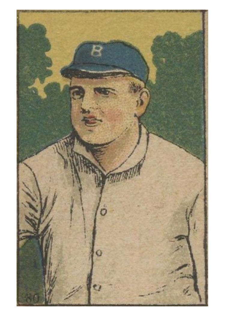 1919 W514 Dan Greiner Hand Cut #80 card