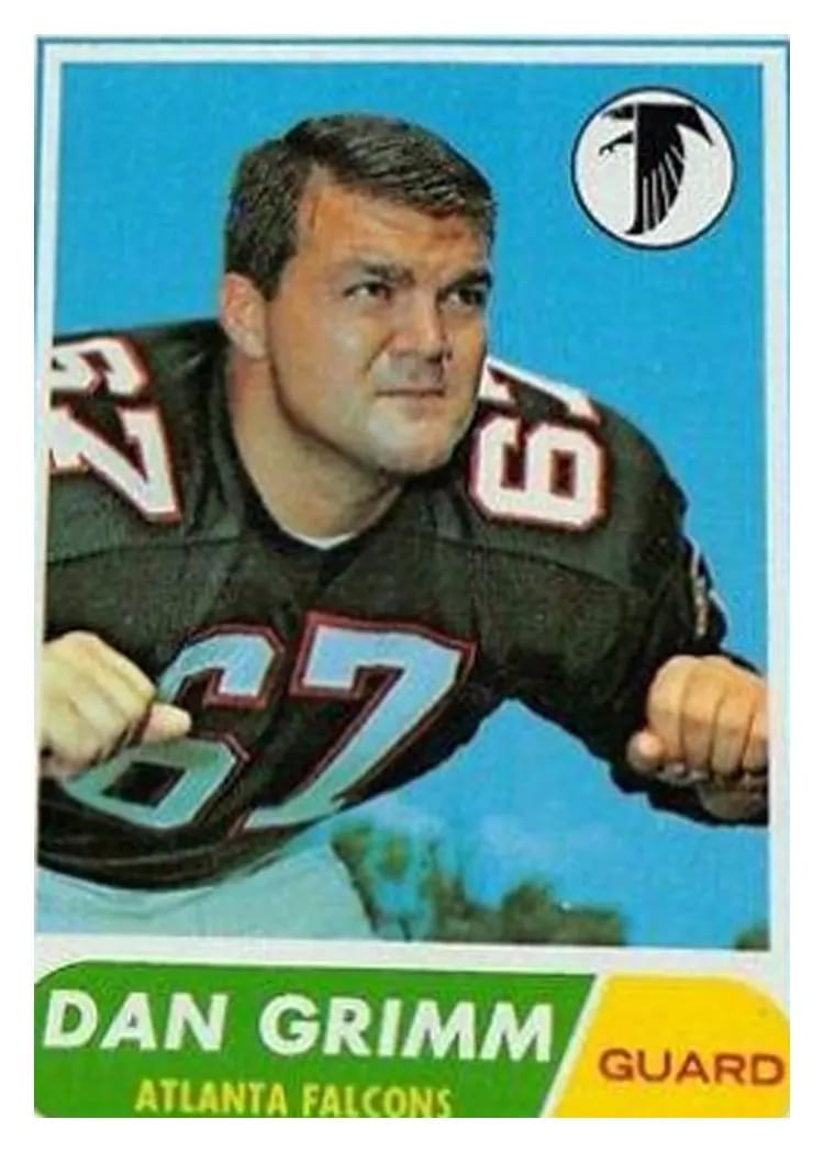 1968 Topps Dan Grimm #46 card