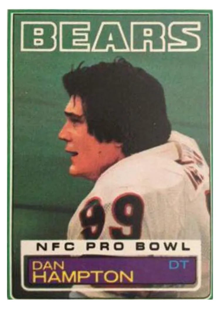 1983 Topps Dan Hampton #30 card