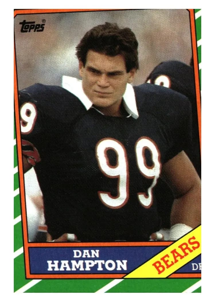 1986 Topps Dan Hampton #22 card