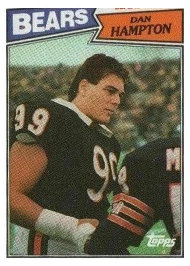 1987 Topps Dan Hampton #53 card