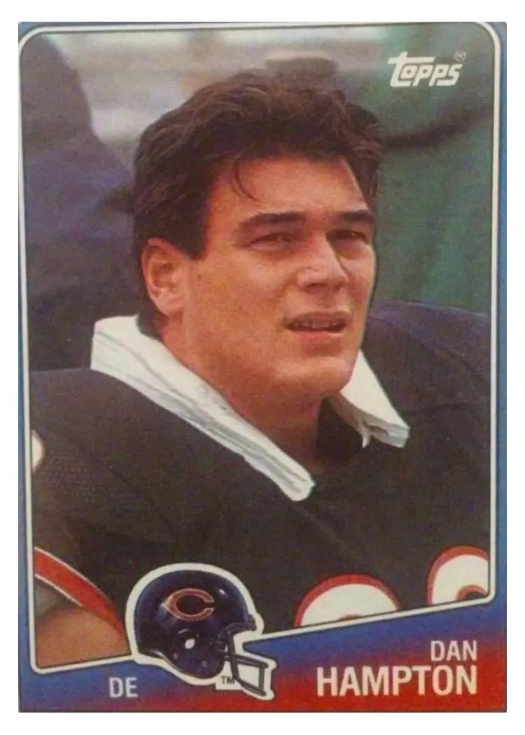 1988 Topps Dan Hampton #83 card