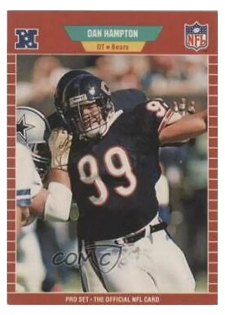 1989 Pro Set Dan Hampton #41 card