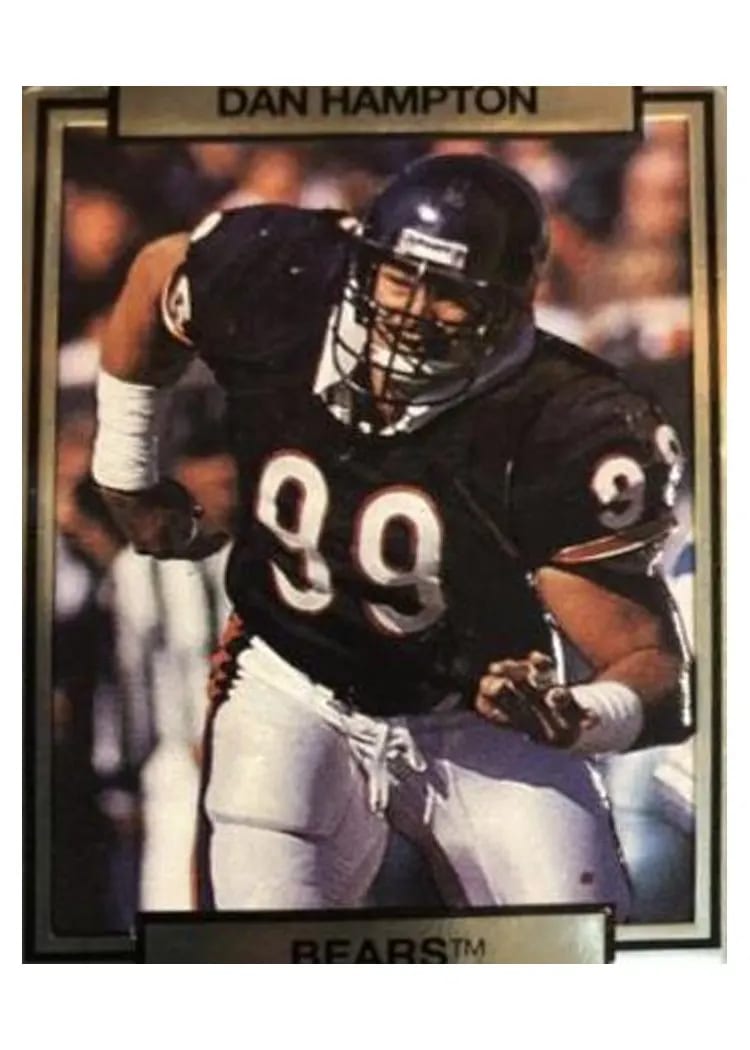 1990 Action Packed Dan Hampton #25 card