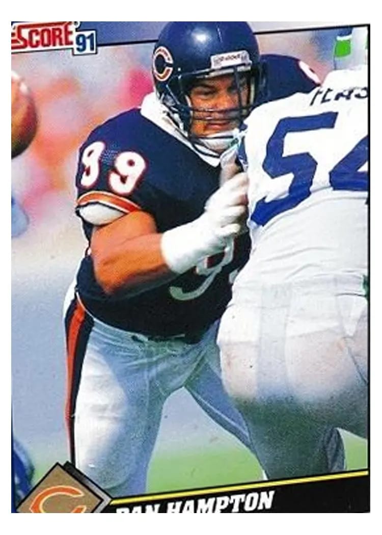 1991 Score Dan Hampton #89 card