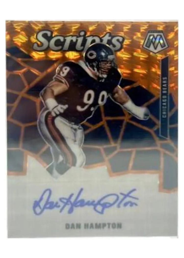 2020 Panini Mosaic Scripts Dan Hampton #S55 card