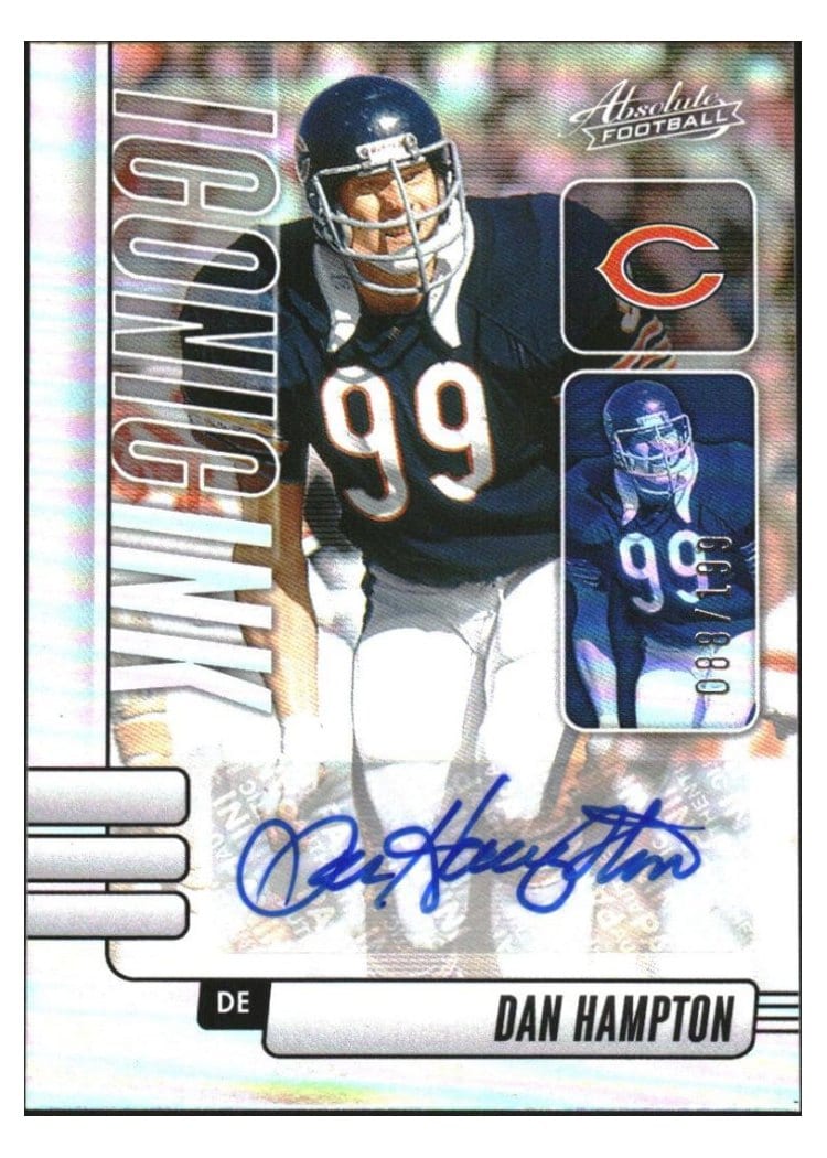 2024 Panini Absolute Iconic Ink Dan Hampton #II-DHN card