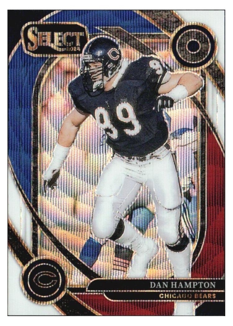 2024 Panini Select Base Set Dan Hampton Tri-Color Prizm #242 card