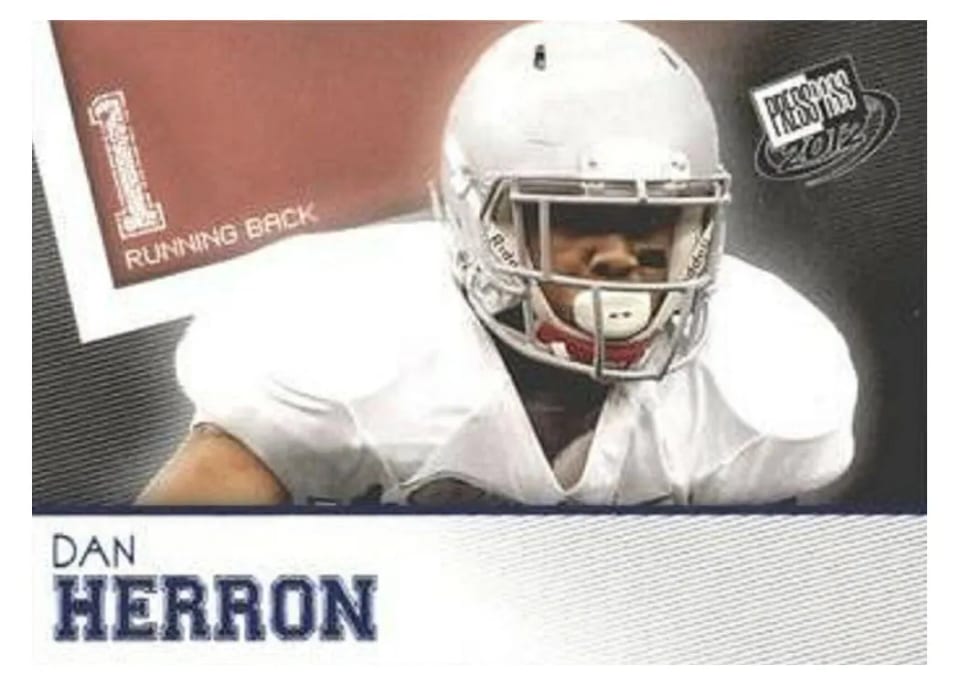 2012 Press Pass Dan Herron Blue #21 card