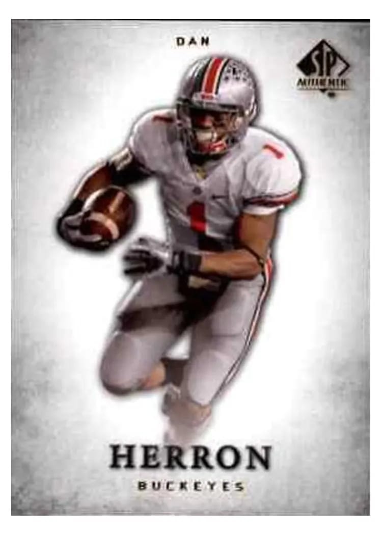 2012 SP Authentic Dan Herron #27 card
