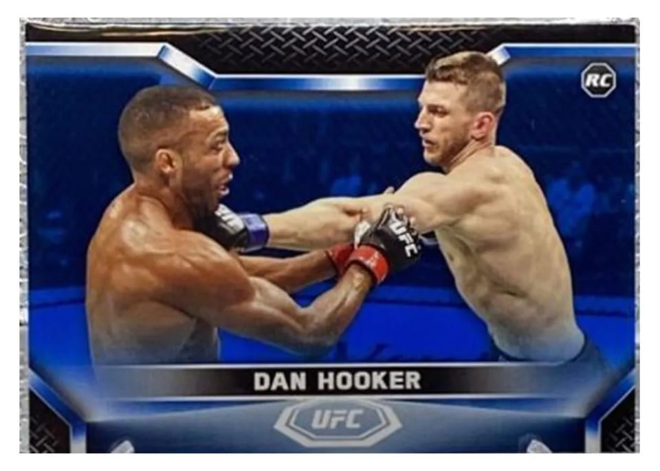 2020 Topps UFC Knockout Dan Hooker Blue #3 card