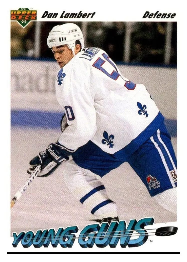 1991 Upper Deck Dan Lambert #592 card