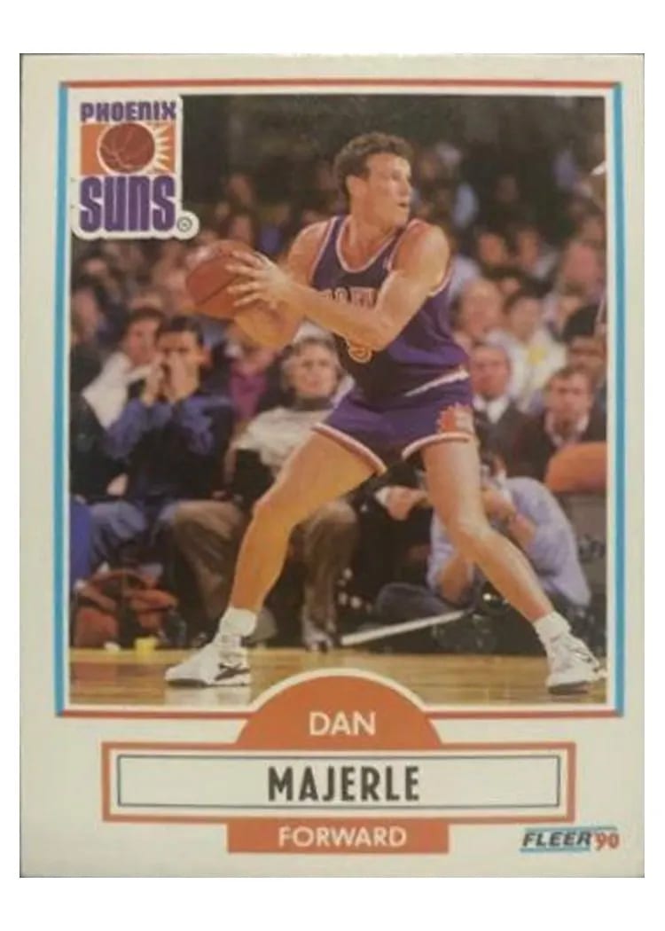 1990 Fleer Dan Majerle #150 card