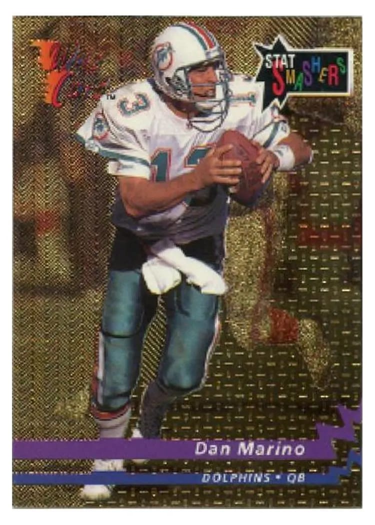 1993 Wild Card Stat Smashers Dan Marino #ESS-84 card