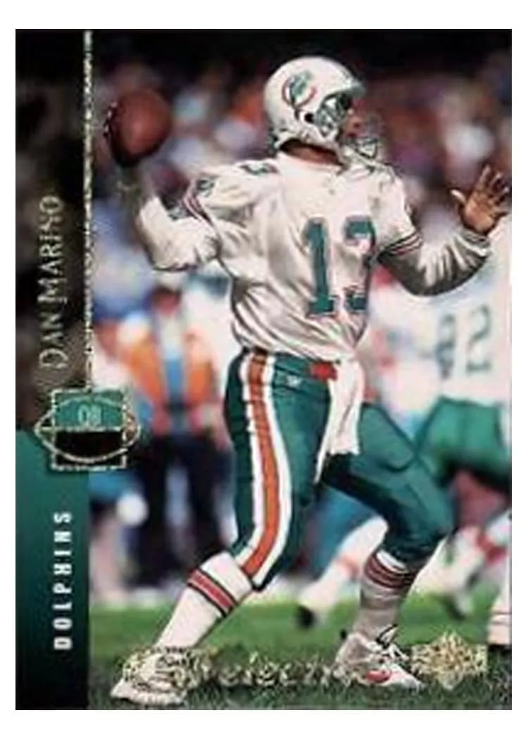 1994 Upper Deck Dan Marino Electric Gold #136 card