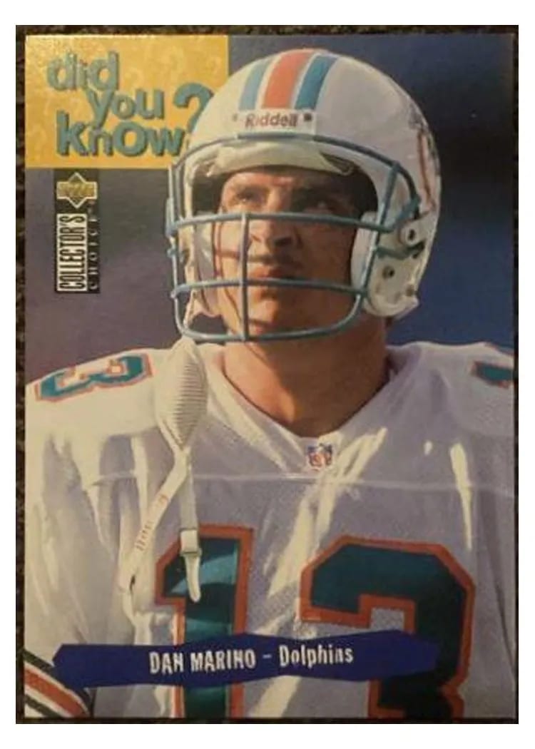 1995 Collector's Choice Dan Marino #39 card