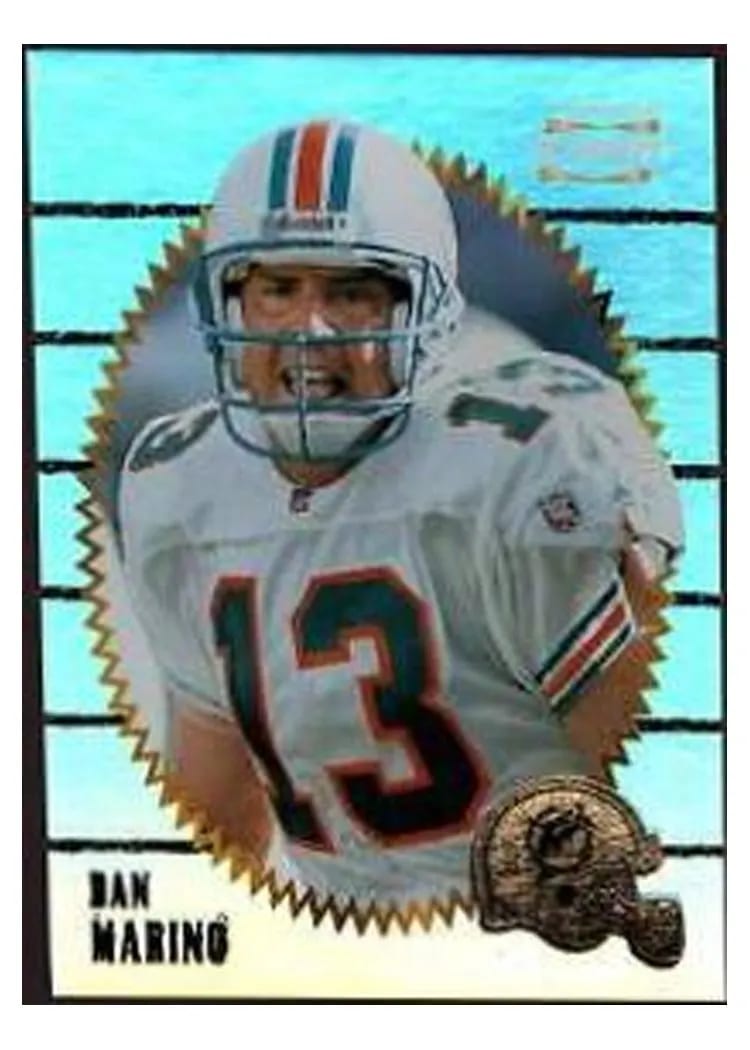 1996 Summit Dan Marino Silver Foil #7 card