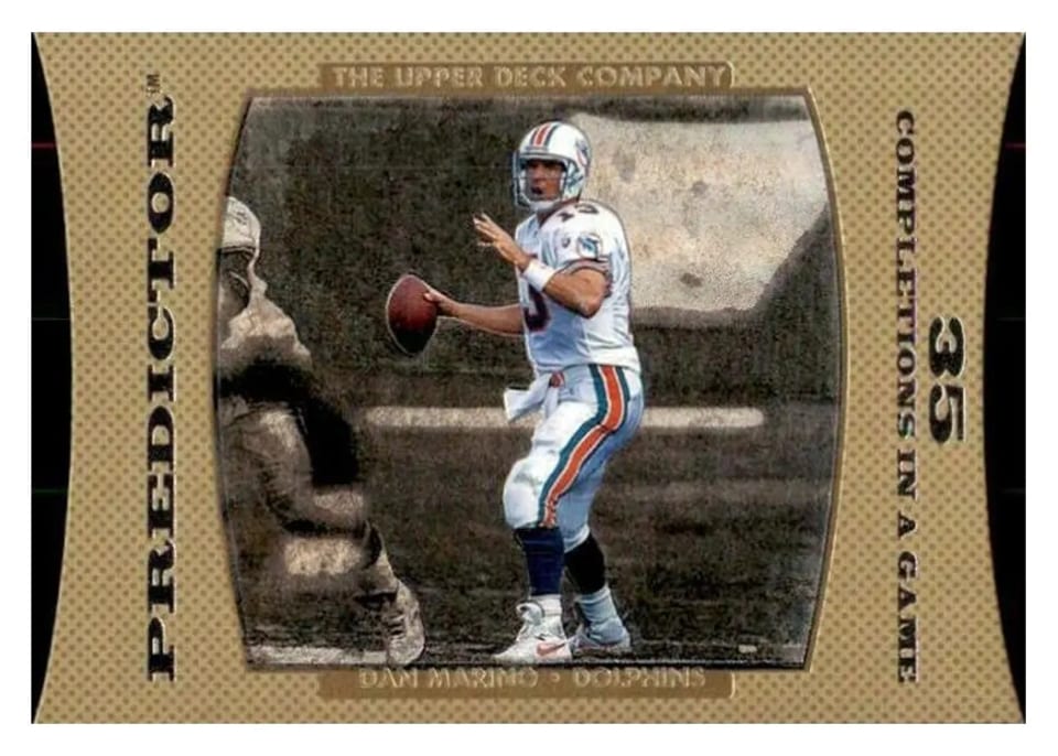 1996 Upper Deck Predictor Dan Marino #PR1 card