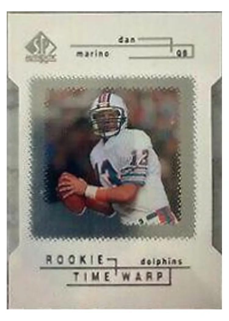 1998 SP Authentic Dan Marino #41 card