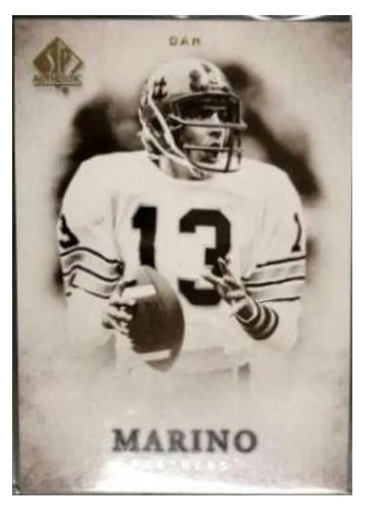 2012 SP Authentic Dan Marino #143 card