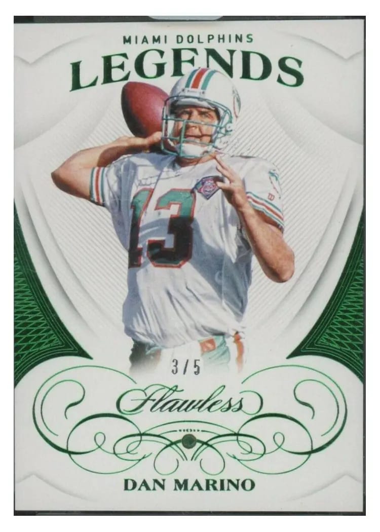 2019 Panini Flawless Base Ruby Dan Marino #86 card
