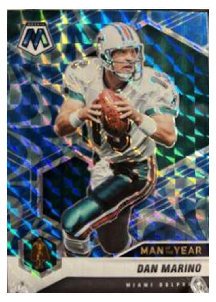 2021 Panini Mosaic Base Set Dan Marino Reactive Blue Mosaic #278 card