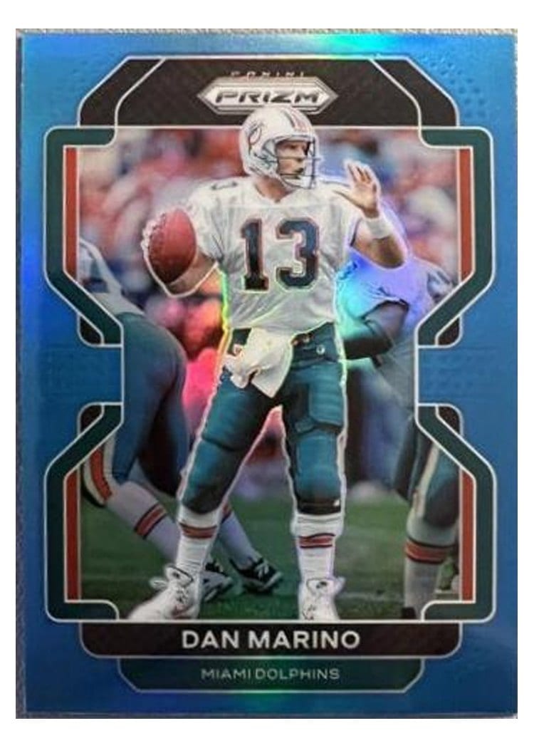 2021 Panini Prizm Base Set Dan Marino Light Blue Prizm #112 card