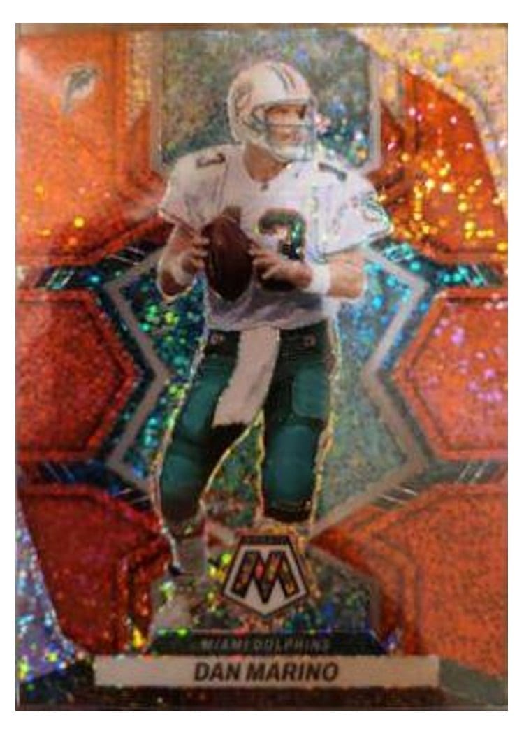 2022 Panini Mosaic Base Set Dan Marino Red Sparkle #126 card