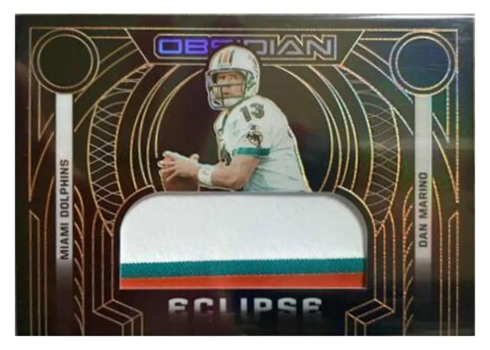 2022 Panini Obsidian Eclipse Dan Marino #ECL-DMA card