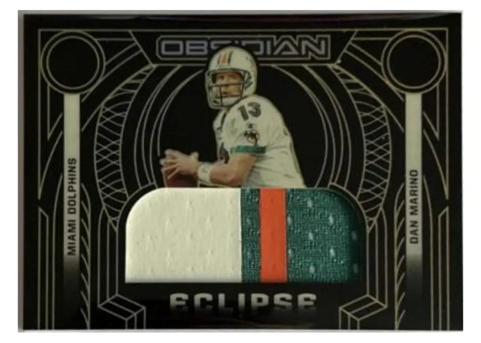 2022 Panini Obsidian Eclipse Dan Marino #ECL-DMA card