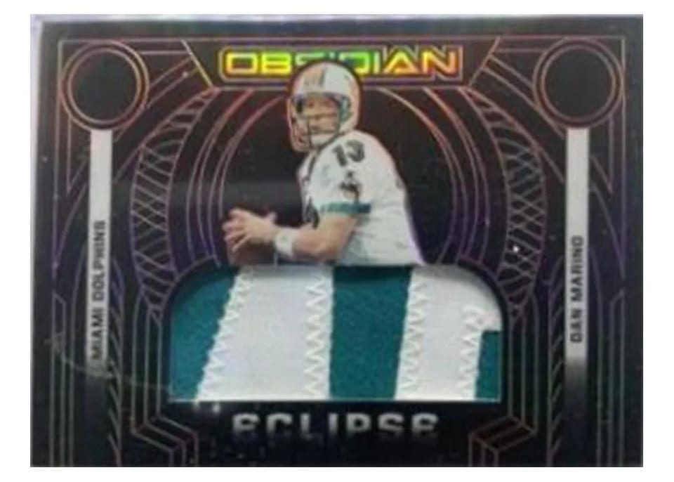 2022 Panini Obsidian Eclipse Dan Marino #ECL-DMA card