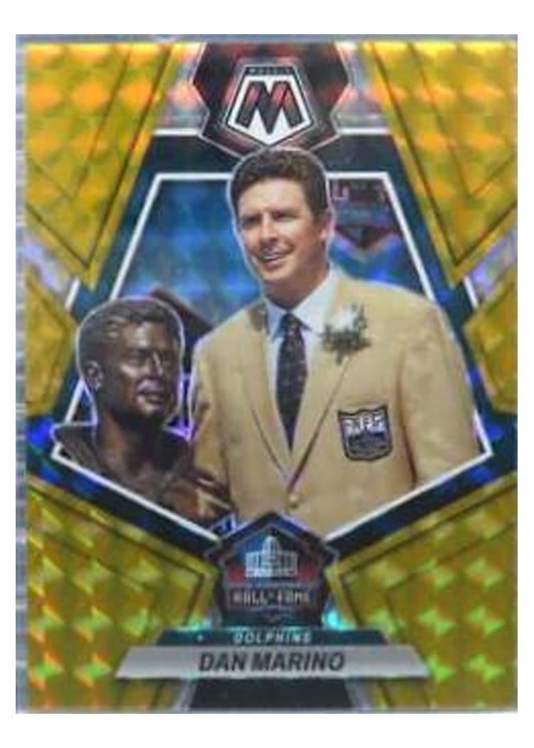 2023 Panini Mosaic Base Set Dan Marino Gold #277 card