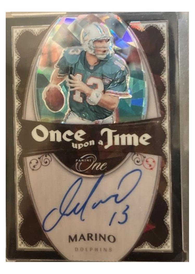 2023 Panini One Once Upon a Time Signatures Dan Marino #326 card