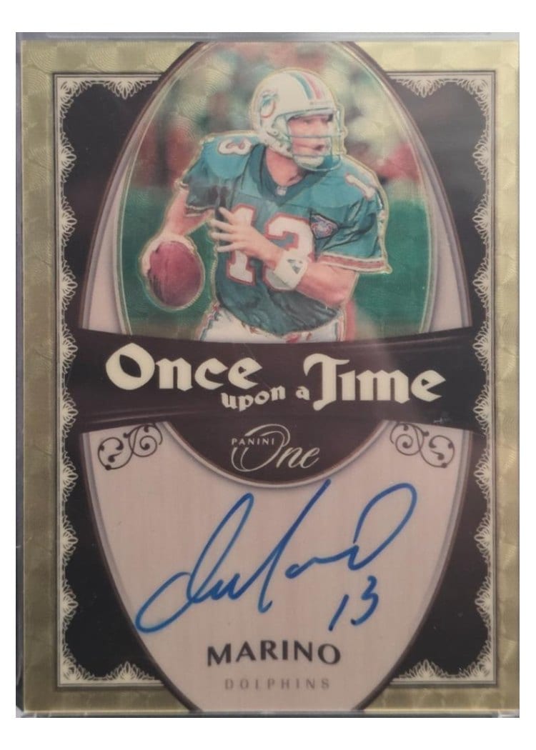 2023 Panini One Once Upon a Time Signatures Dan Marino #326 card
