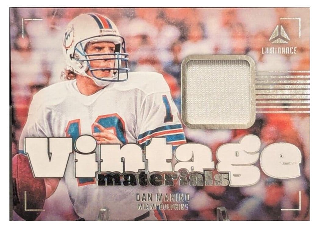 2024 Panini Luminance Vintage Materials Dan Marino #VM-DMO card
