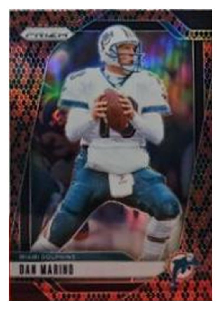 2024 Panini Prizm Base Set Dan Marino Snakeskin #182 card
