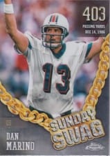 2024 Topps Chrome Sunday Swag Dan Marino #SS-6 card
