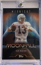 2024 Topps Midnight Moonfall Dan Marino #M-7 card