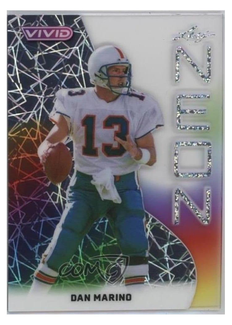 2025 Leaf Vivid Neon Dan Marino #NB-12 card