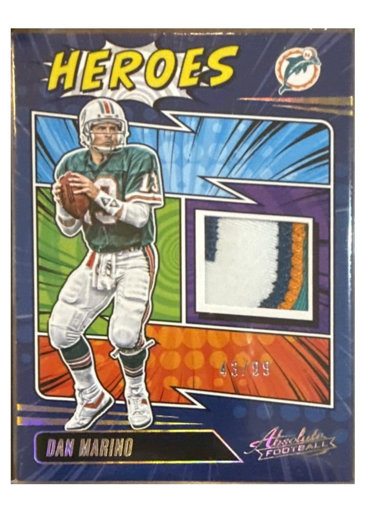 2025 Panini Absolute Absolute Heroes Memorabilia Dan Marino #AHM-DMO card
