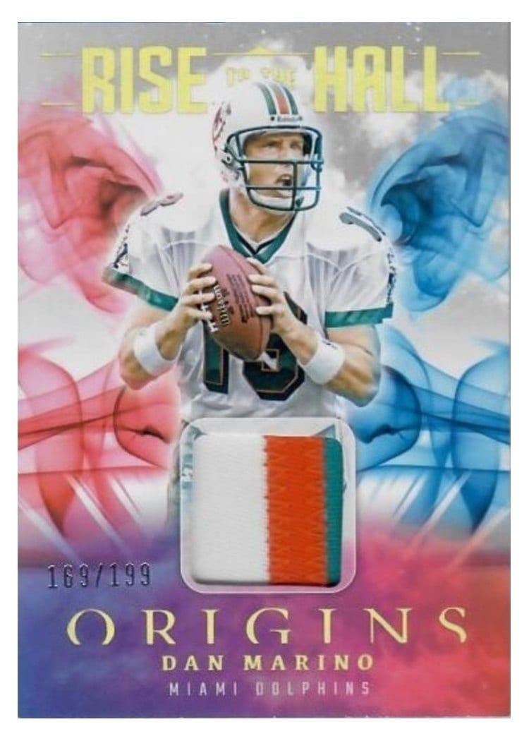 2025 Panini Origins Rise to the Hall Relics Dan Marino #20 card