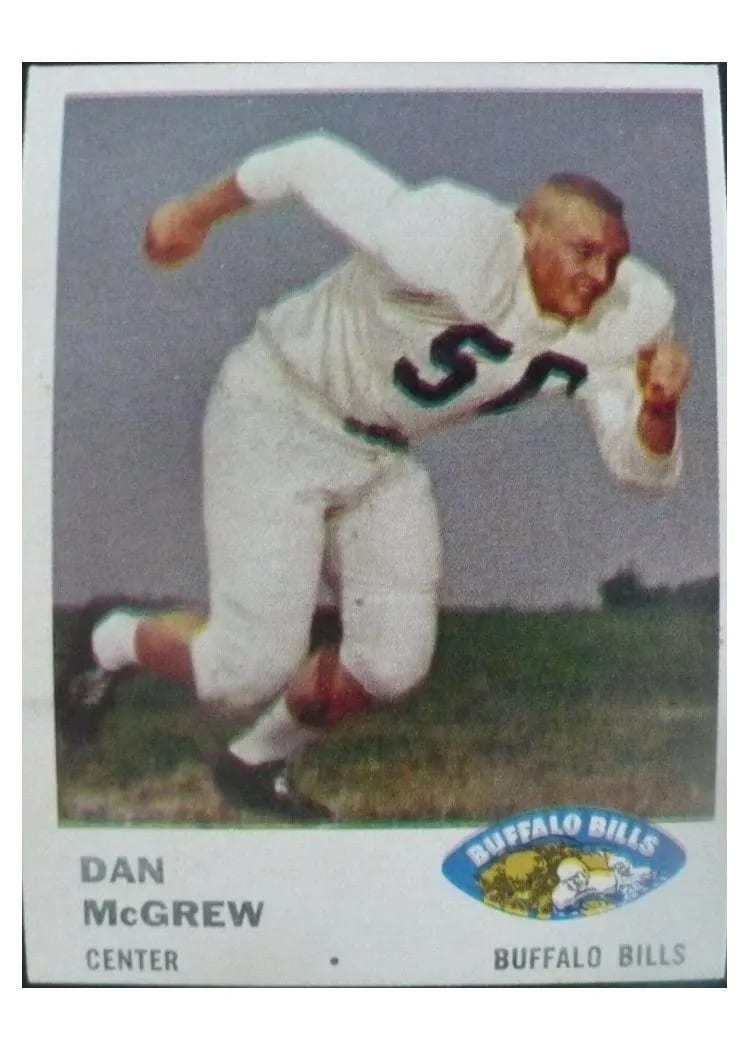 1961 Fleer Dan McGrew #140 card