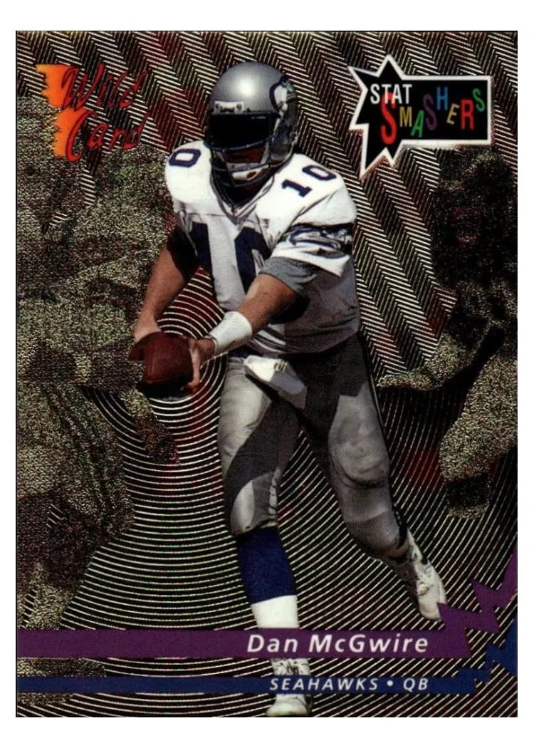 1993 Wild Card Stat Smashers Dan McGwire #WSS-71 card