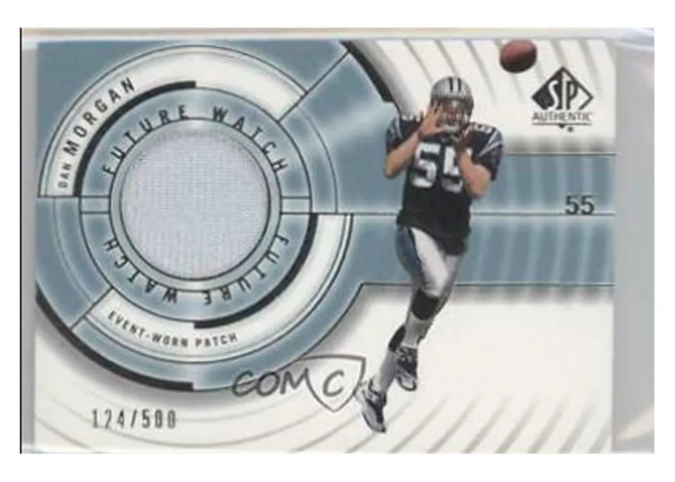 2001 SP Authentic Dan Morgan #116 card