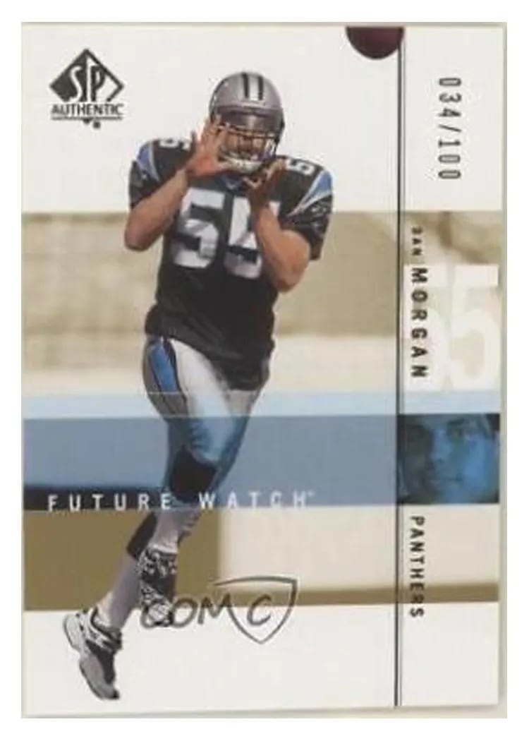 2001 SP Authentic Dan Morgan #116 card